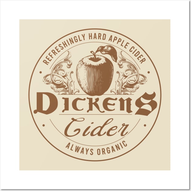 Dickens Cider Organic Wall Art by Gimmickbydesign